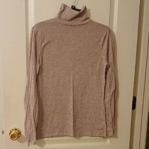 a new day Women's Turtleneck Top- Soft Pink